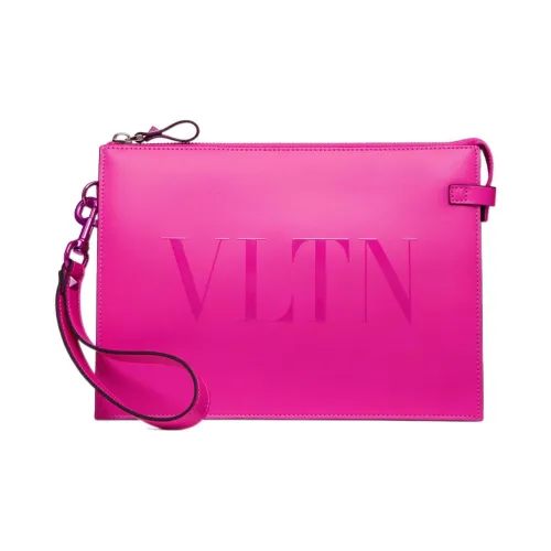 Valentino Телячья кожа Клатч Мужской Розовый