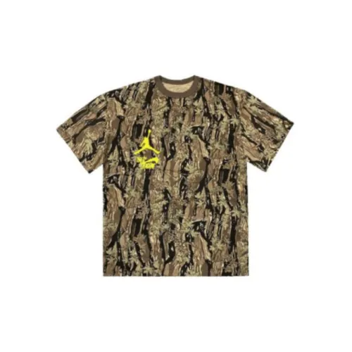 TRAVIS SCOTT Коричневая унисекс футболка