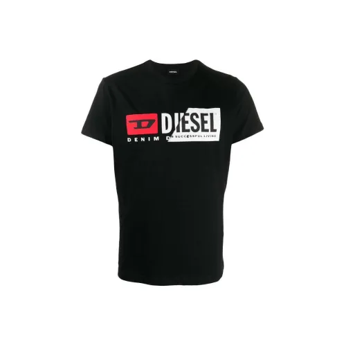 DIESEL Мужские черные T-рубашки
