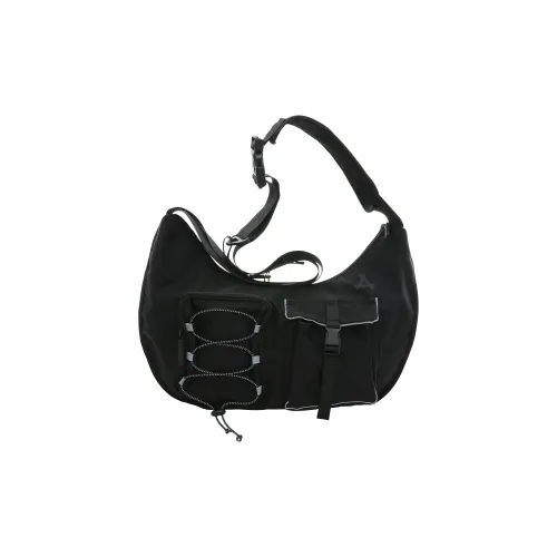 KONADCT Полиэстер Курьерская сумка Сумка через плечо Унисекс Черный