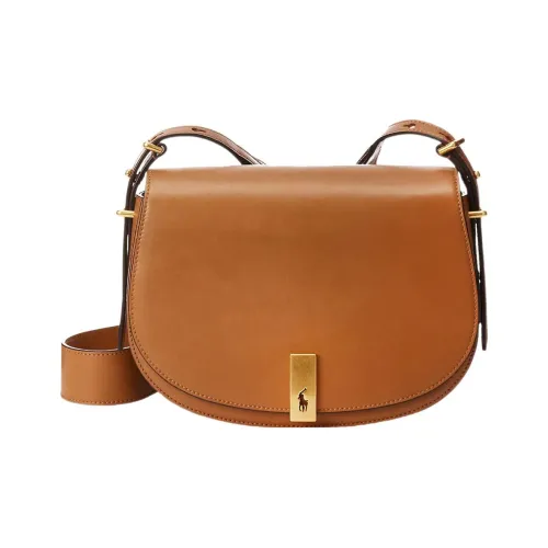 Polo Ralph Lauren Кожа Сумка через плечо Стандартная Женская Светлый Умбра
