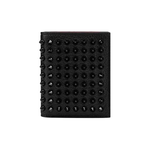 CL LUBOTING Рельеф Телячья Кожа Кошелек Мужской Черный