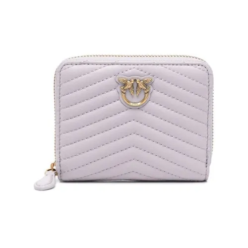 PINKO Телячья кожа Bird Сумка Swallow Сумка Кошелек Маленький Женские Фиолетовый