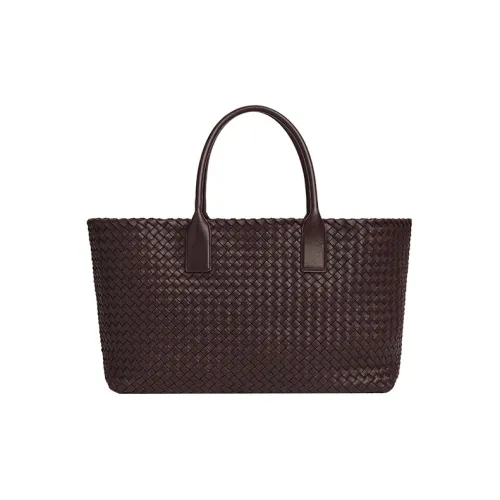 Bottega Veneta Овчина Тоут Сумка Сумка для покупок Сумка на плечо Сумка среднего размера Женская Виноградный