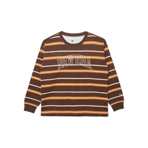 New Era FW22 Длинный рукав Т-рубашка Унисекс Красный