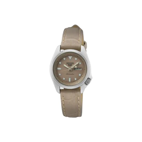 SEIKO Автоматический Механический Movement Женские Seiko5 Часы 28 мм Кофе