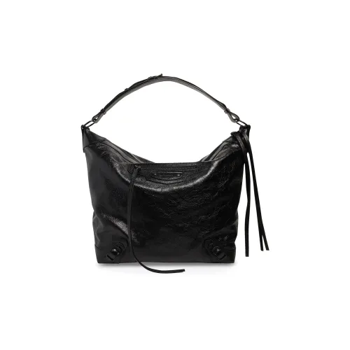 Balenciaga Neo Classic Lambskin Сумка через плечо Мужская Черная