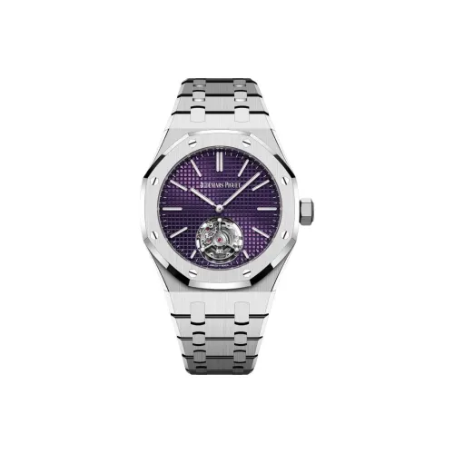 AUDEMARS PIGUET Royal Oak Series Автоматический Механический Механизм Мужские Часы 37 мм Фиолетовый Циферблат Часов