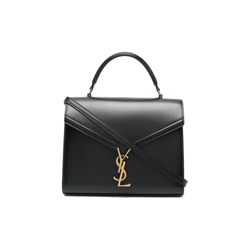 SAINT LAURENT CASSANDRA Smooth Calfskin Crossbody Bag Shoulder Bag Women's Black