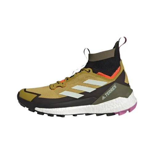 adidas Terrex FREE HIKER 2 Противоскользящий Устойчивый к истиранию Дышащий Легкий MID Топ Обувь для активного отдыха Зеленый