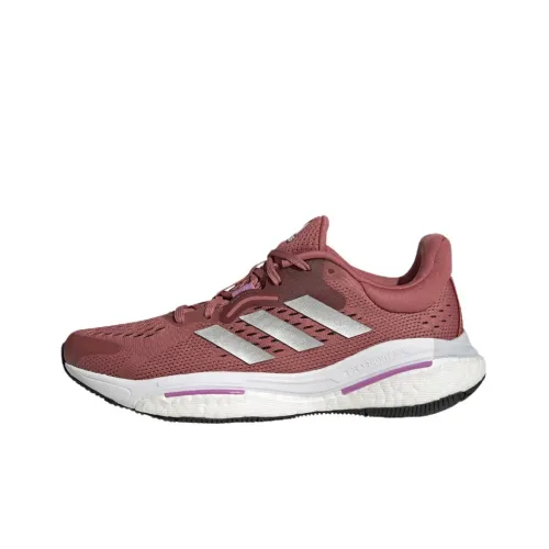 Adidas Solarcontrol Амортизаторы Slip-resistant и устойчивые к истиранию Низкий топ Беговые кроссовки Женские Красный