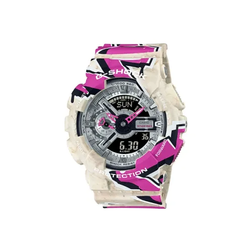 CASIO Кварцевый механизм Смольный ремешок Часы для мужчин Серебристый циферблат