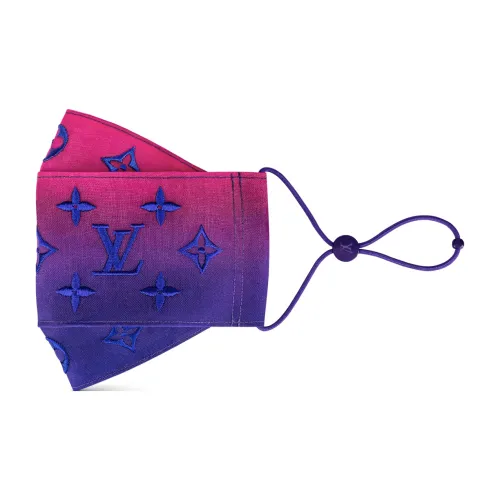LOUIS VUITTON Полиэстер Маска для лица Мужская Розовая Синяя