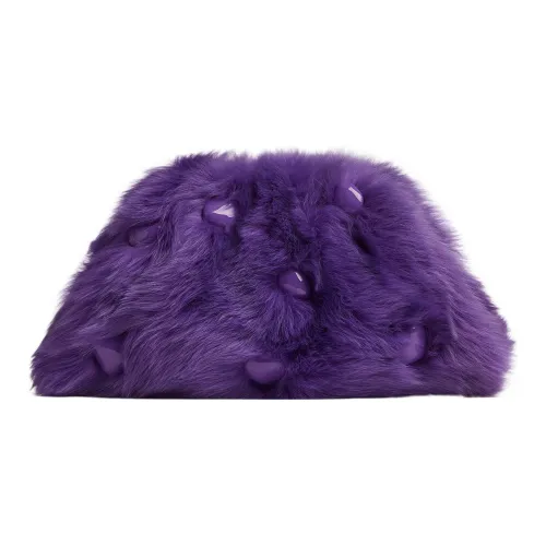 Bottega Veneta POUCH Облачная сумка из овчины клатч женский фиолетовый