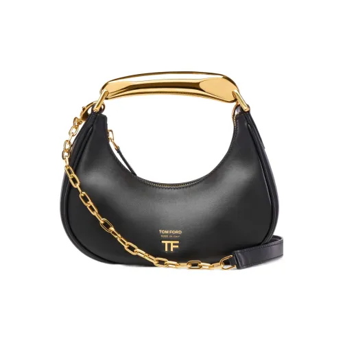 TF Bianca Кожа Хобо Сумка Сумка через плечо Сумка мини Женская Черная