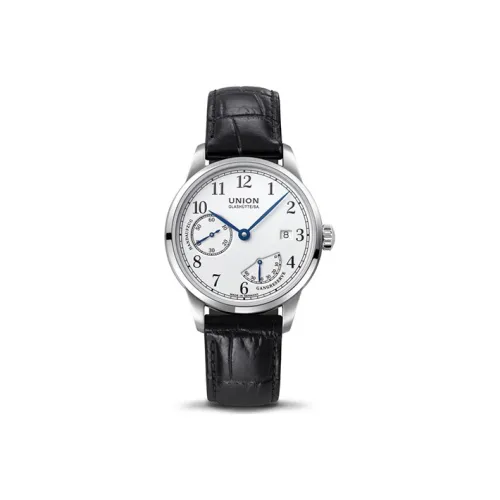 UNION GLASHUTTE/SA Механизм с ручным заводом Мужские часы 41mm*41mm*12,23mm Белый