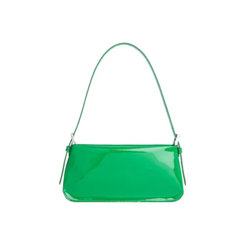 By Far Dulce Блестящий Телячья кожа Сумка на плечо Сумка Сумка через плечо Женская Зеленая