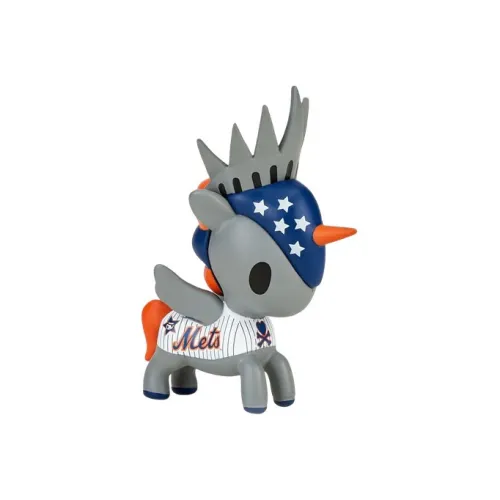 tokidoki x MLB Unicorns New York Metropolitan 2022 Прозрачный Blind Box с карточкой 6,3 см