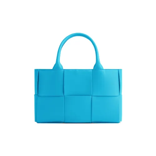 Bottega Veneta Arco Овчина Тоут Сумка Сумка для покупок Сумка через плечо Сумка мини Женская Небесно-голубая