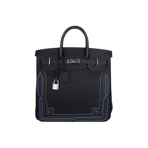 HERMES Birkin Коровья кожа Togo Сумка Birkin Сумка Женская Черная