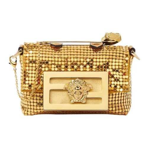 FANSIZHE Кожа Сумка Сумка через плечо Мини Женский Золотой