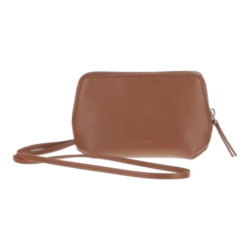 THE ROW Телячья кожа Клатч Стандартный Женский Коричневый