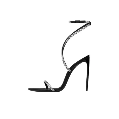 SAINT LAURENT One Ремень Сандалии Женские Черный