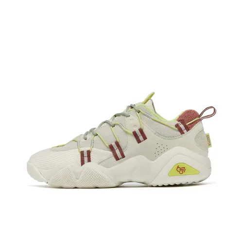 PEAK State Pole 6371 Sound Wave Юбка Устойчивая к истиранию Низкий Топ Casual Унисекс Бежевый Белый Зеленый