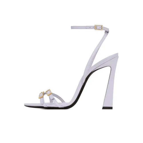 SAINT LAURENT One Ремень Сандалии Женские Светло-фиолетовые