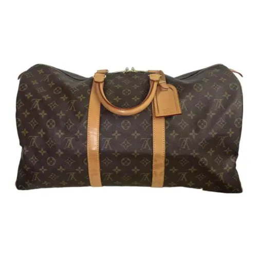 LOUIS VUITTON Keepall Monogram Canvas Bag Unisex LOUIS VUITTON Keepall Монограмма Холст Сумка Унисекс