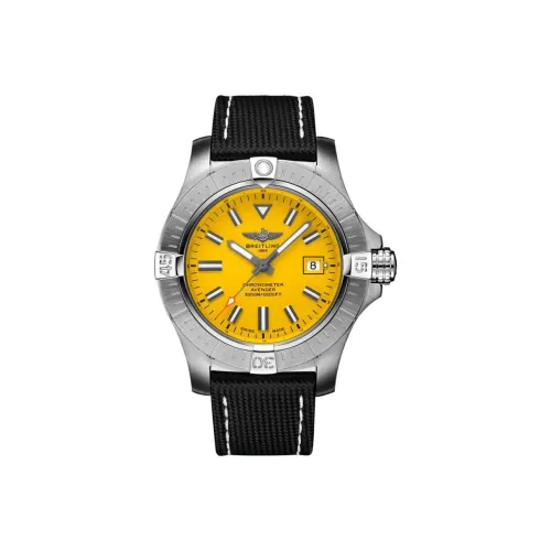 BREITLING Автоматический Механический Механизм Мужские Часы Avenger 45 мм Желтые