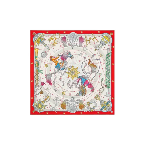 HERMES Starry Chorus Шелковые шарфы для женщин