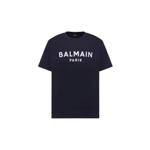BALMAIN T-рубашка мужская темно-синяя