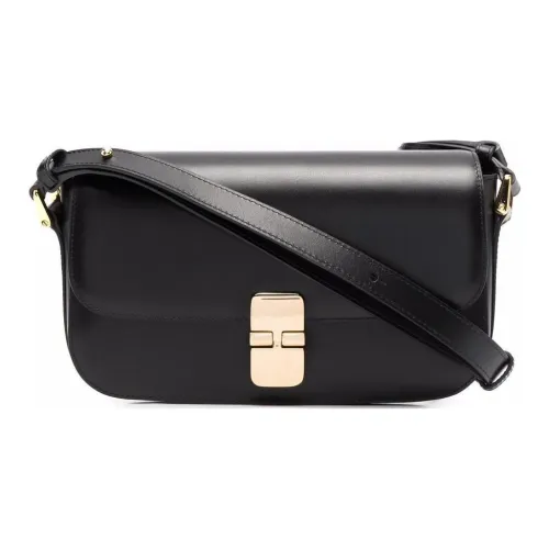 A.P.C. Joint Paragraph Grace Телячья кожа Сумка через плечо Сумка на плечо Женская Черная