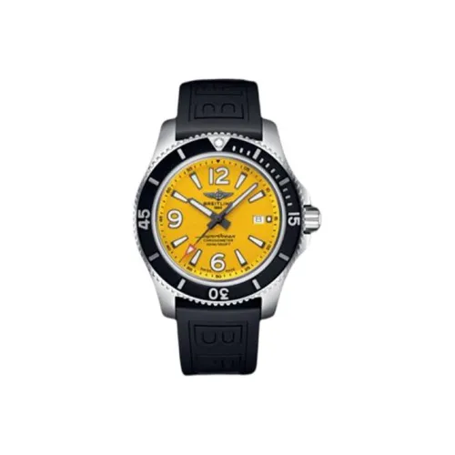 BREITLING Автоматический Механический Часы Мужские Super Ocean Collection 44 мм Желтые