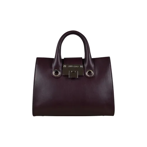 Jimmy Choo Кожа Сумка Мини Женская Бордовая