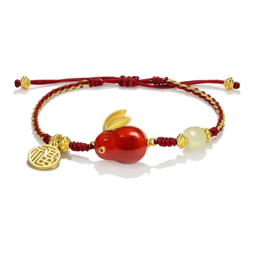 STYLEJING Браслеты из агата женские красные