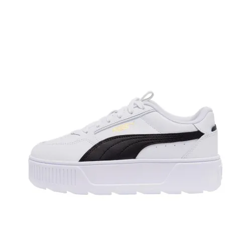 PUMA KARMEN REBELLE Низкие Кроссовки для скейтбординга Женские Белые Черные