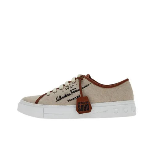 Ferragamo Low-Top Canvas Shoes Men's
