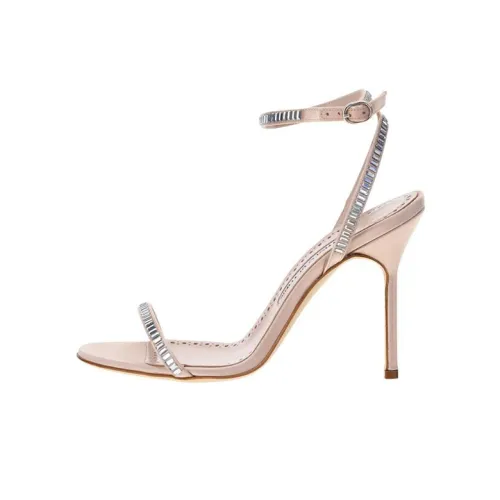 MANOLO BLAHNIK One Ремешок Сандалии Женские Розовые