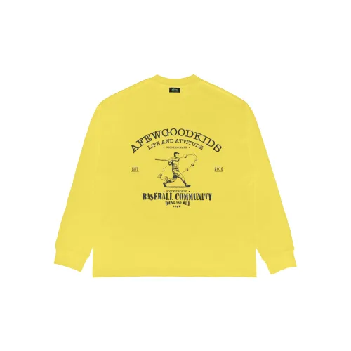 AFGK совместный бренд FW22 Длинный рукав Т-рубашка Унисекс