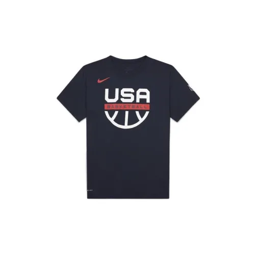 Nike Морской Синий Мужская Футболка