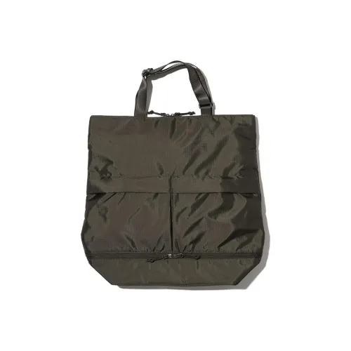 UNIQLO Полиэстер Одно Плечо Сумка Стандартная Унисекс Темно-оливковый