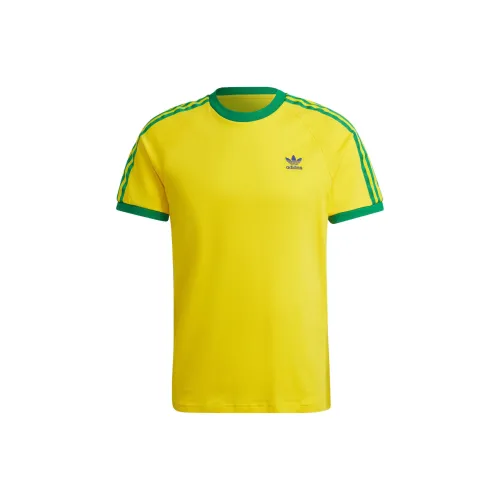 Adidas Originals 3 Stripes T-Shirt Мужская Желтая