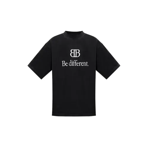 Balenciaga Мужские черные футболки