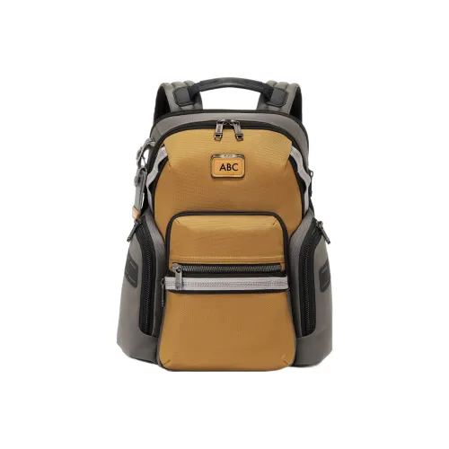 TUMI Alpha Bravo Ballistic Нейлон Рюкзак Мужской Золотисто-коричневый