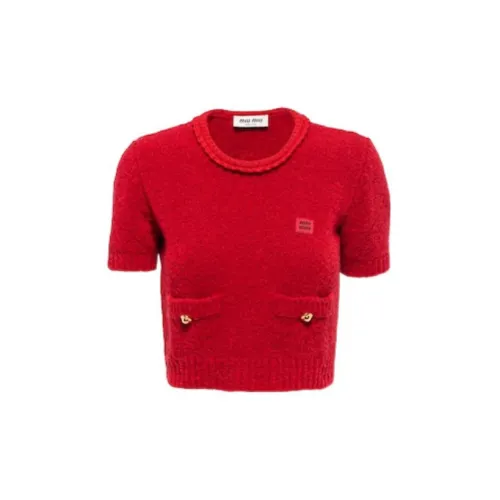 MIU MIU FW22 Свитер Женский Красный