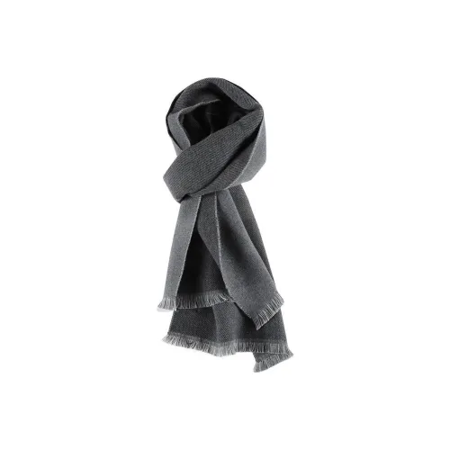 Ermenegildo Zegna Шерсть Вязаные Шарфы Серый Мужской