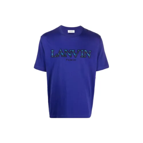 Lanvin Мужские синие T-рубашки