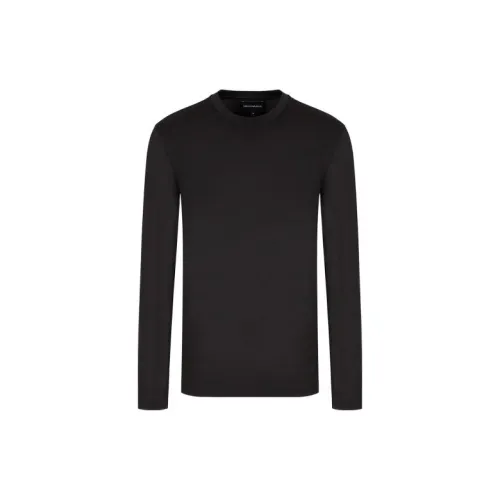 EMPORIO ARMANI FW22 T-Shirt Мужской Черный